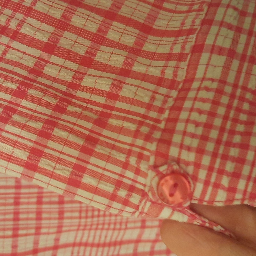 Pink & white button down - Picture 3 of 5